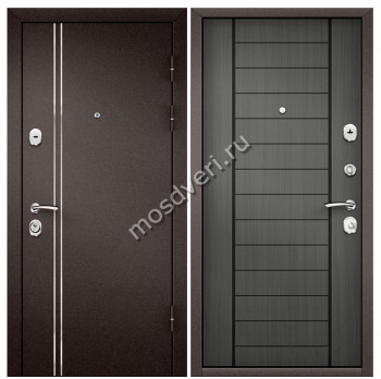 Входная дверь венге в квартиру VDV-16 - купить от производителя Мосдвери Входная дверь венге в квартиру VDV-16