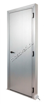 Дверь входная металлическая серая стальная СДД-027 - купить от производителя Мосдвери Дверь входная металлическая серая стальная СДД-027