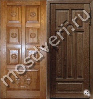 Элитная стальная уличная дверь с отделкой из массива дуба - купить от производителя Мосдвери Элитная стальная уличная дверь с отделкой из массива дуба