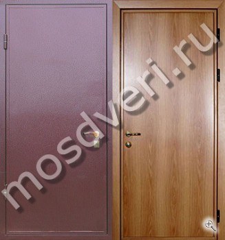 Дверь стандартная с порошковым окрасом и ламинатом - купить от производителя Мосдвери Дверь стандартная с порошковым окрасом и ламинатом